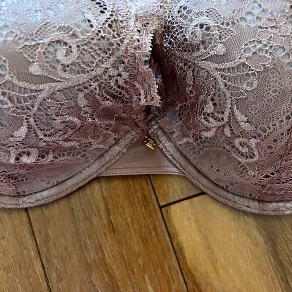 ThirdLove Dark Tan Lace Contour Plunge Bra Size 32F - Picture 2 of 7